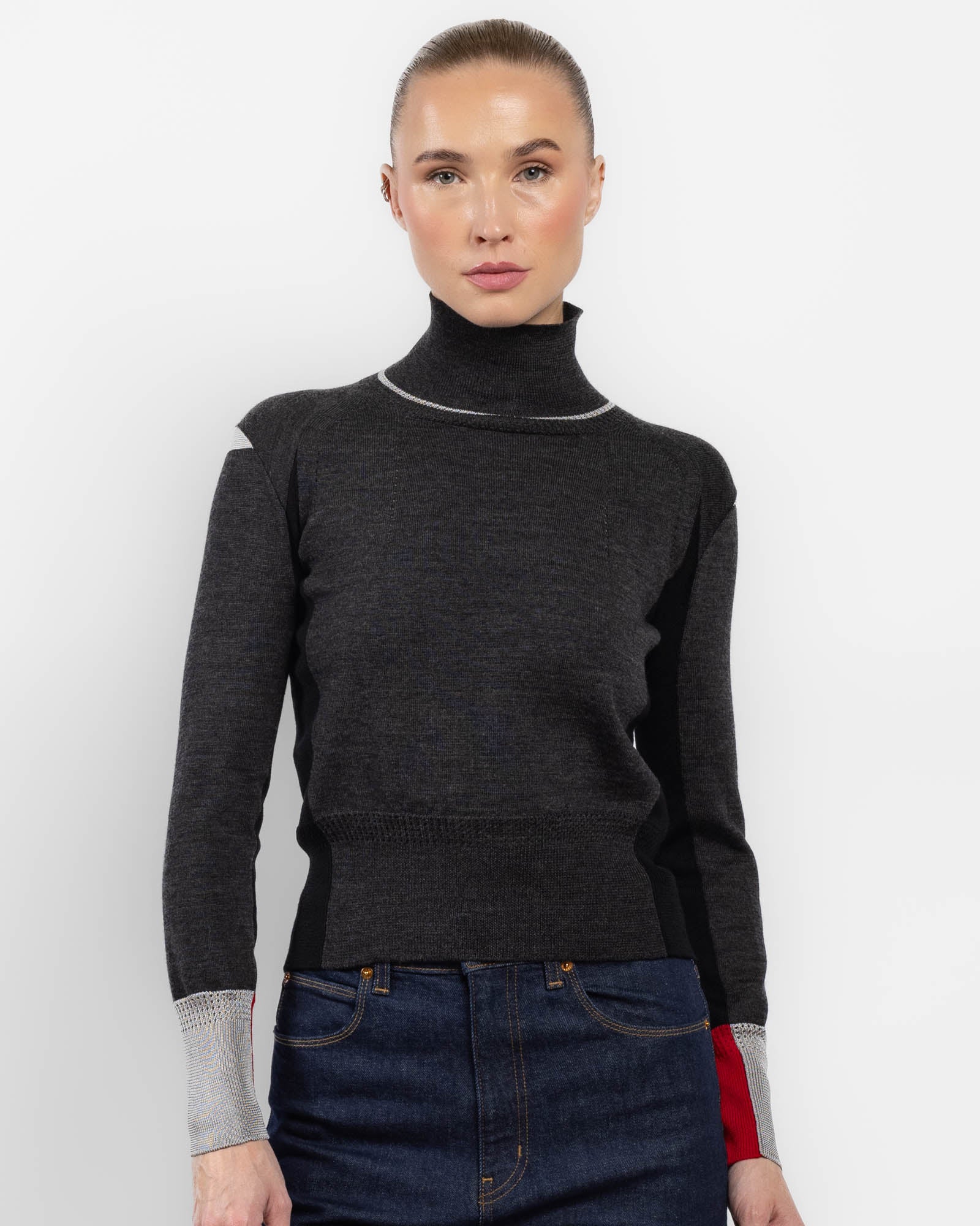 Nouveau haut à col roulé et manches longues