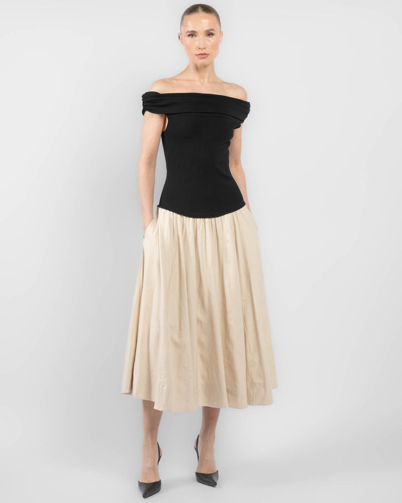 Adaline Off-The-Shoulder Dress