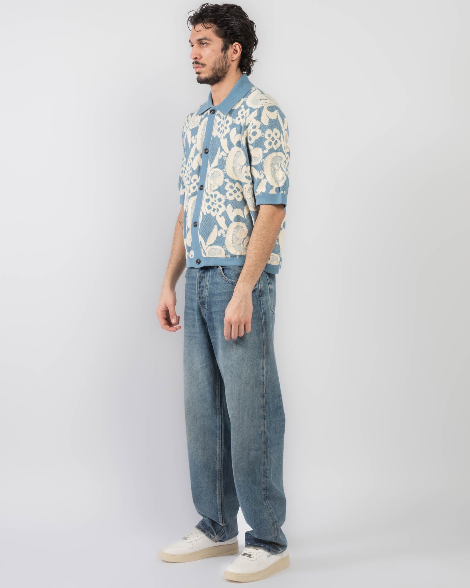 Floral Jacquard Shirt