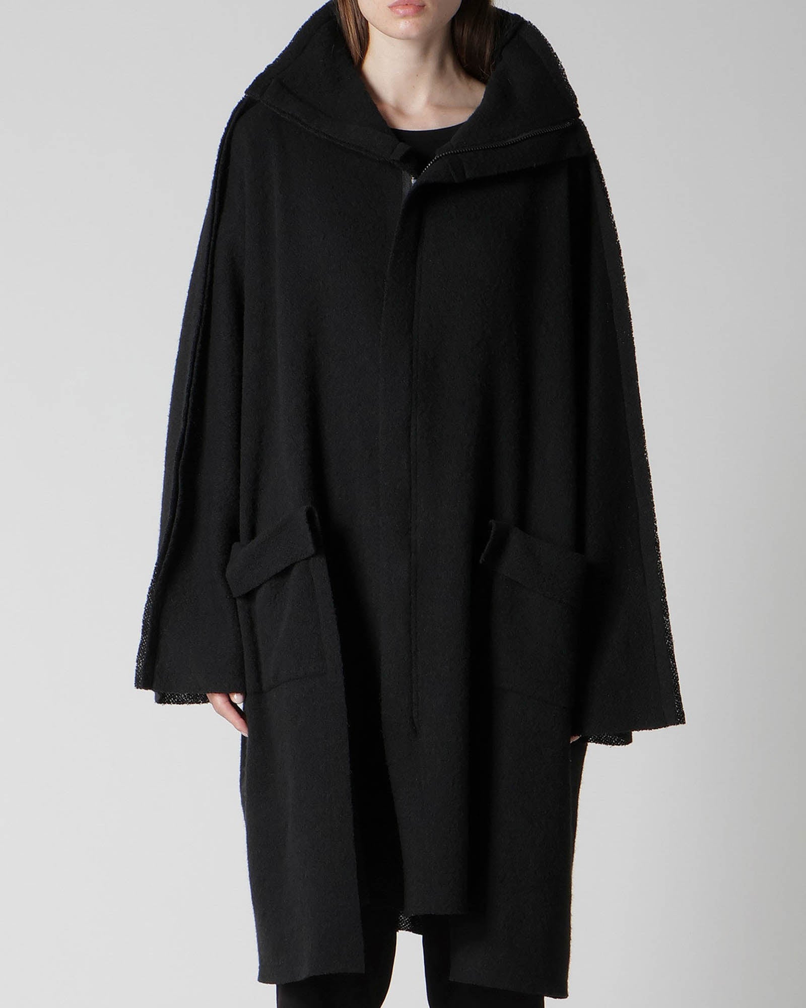 Manteau à coutures détaillées