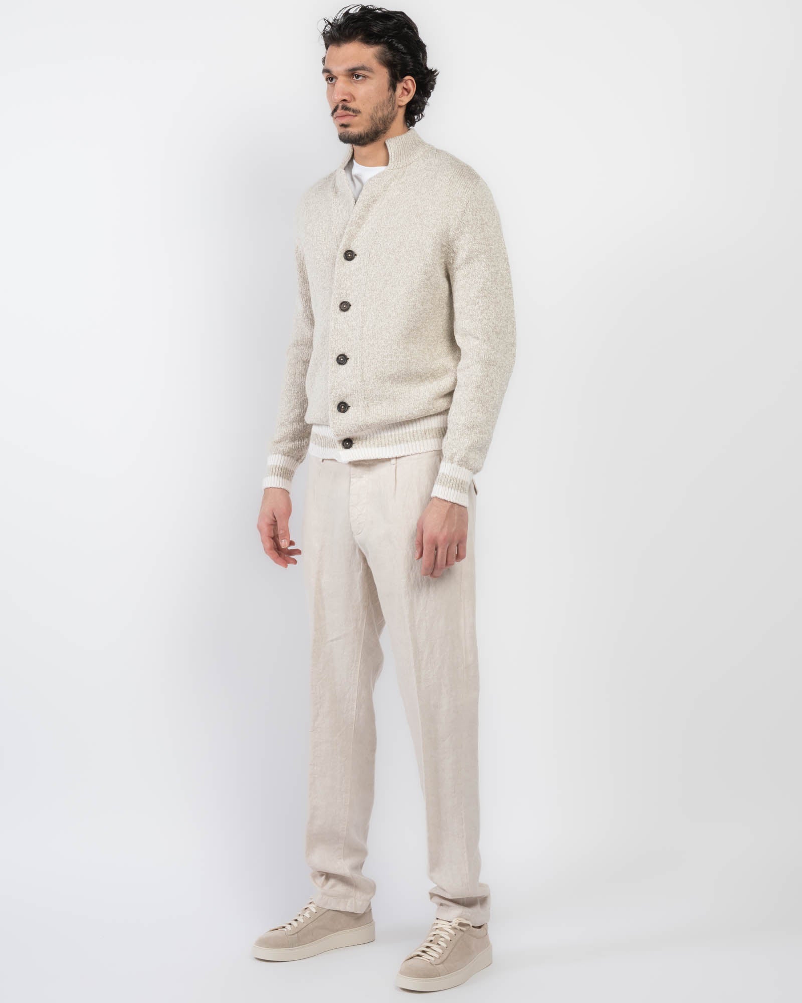 Button Cardigan Sweater