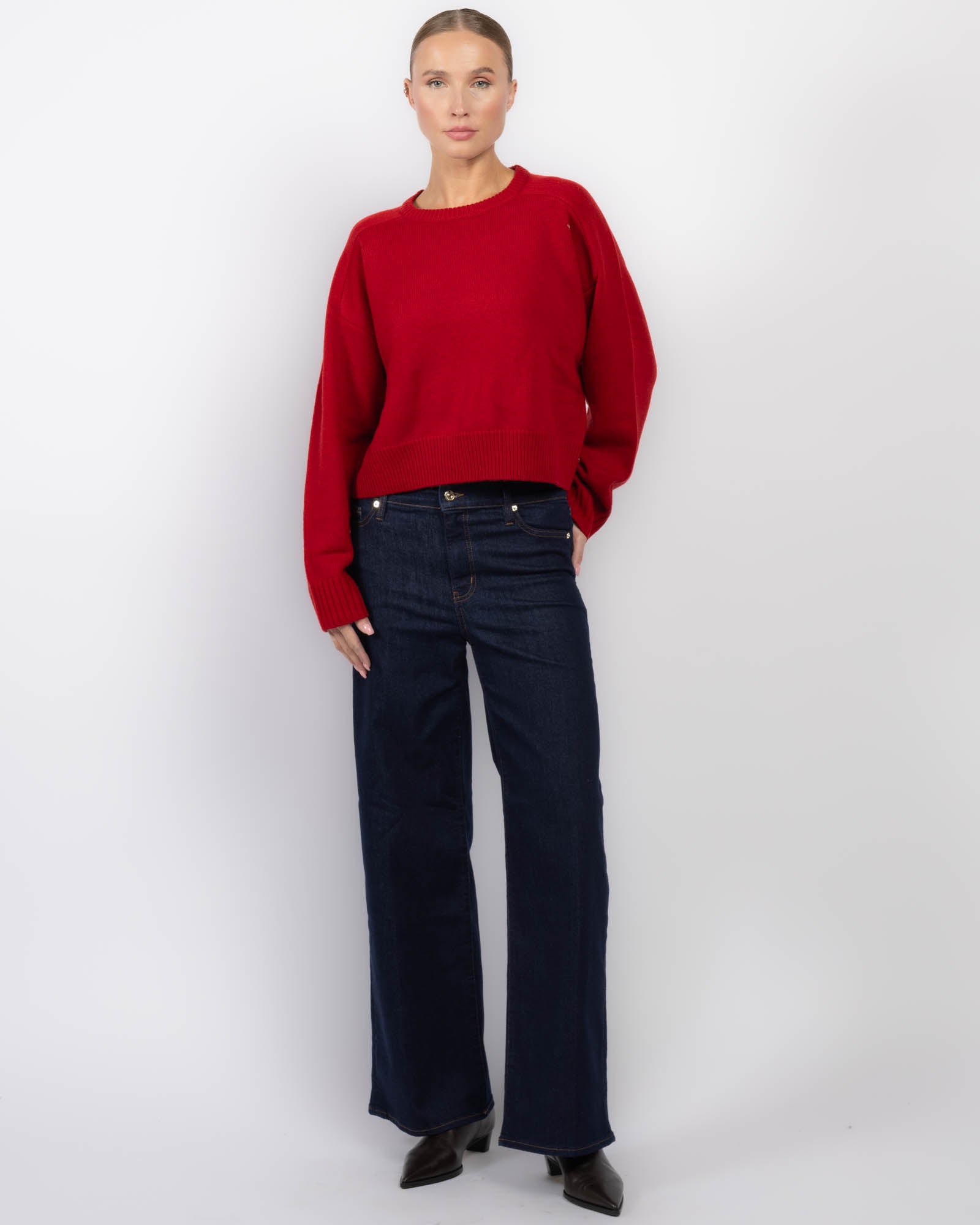 Slim Palazzo Jeans