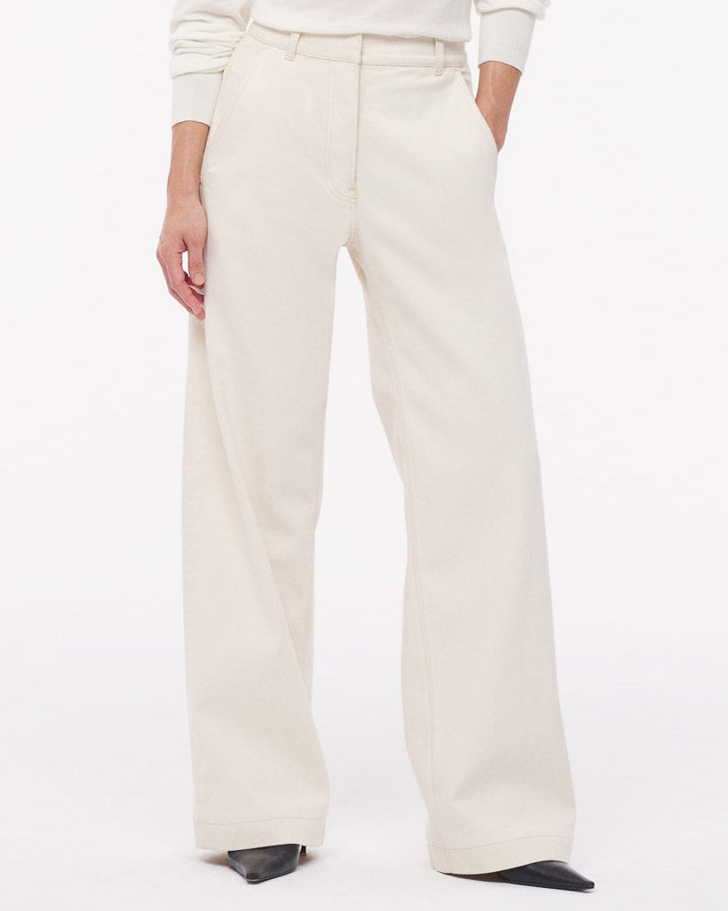 Pantalon en denim fuselé de charpentier