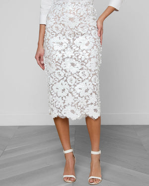 Makena Sequin Pencil Skirt