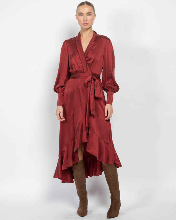 Silk Wrap Dress