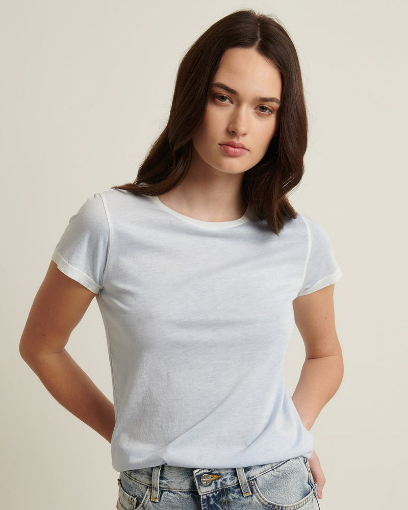 Short Sleeve Classic Spray Crewneck Tee