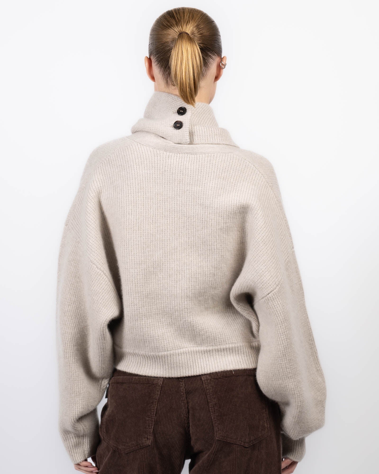 Derios Cardigan With Scarf