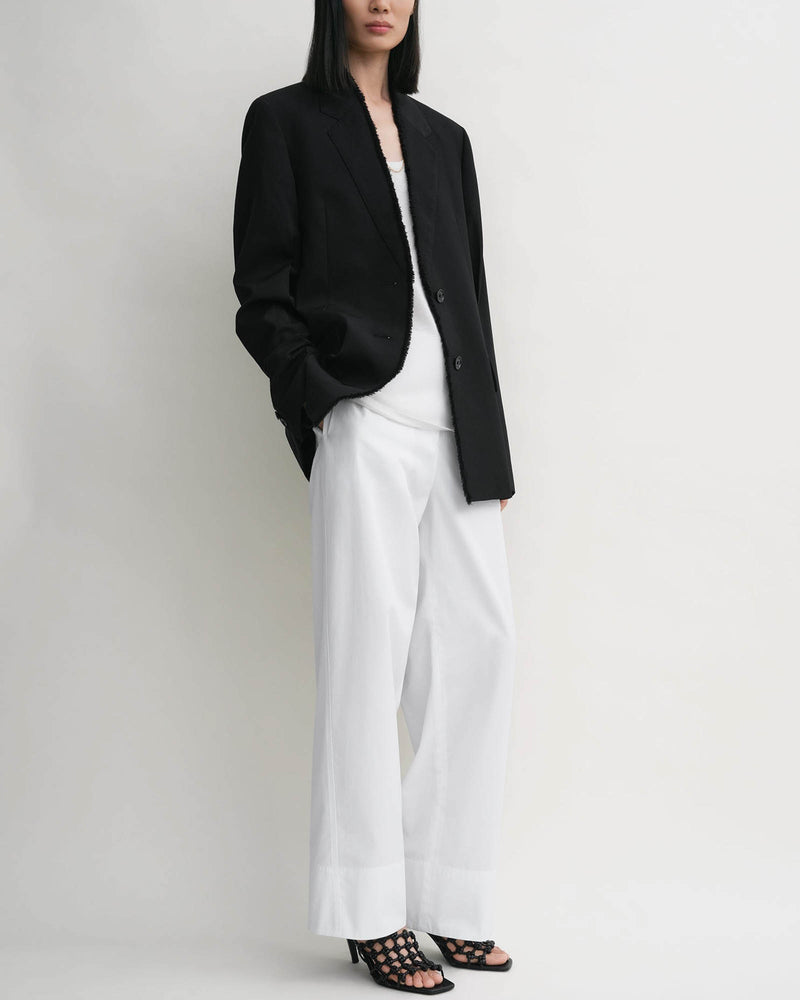 Raw Lapel Jacket