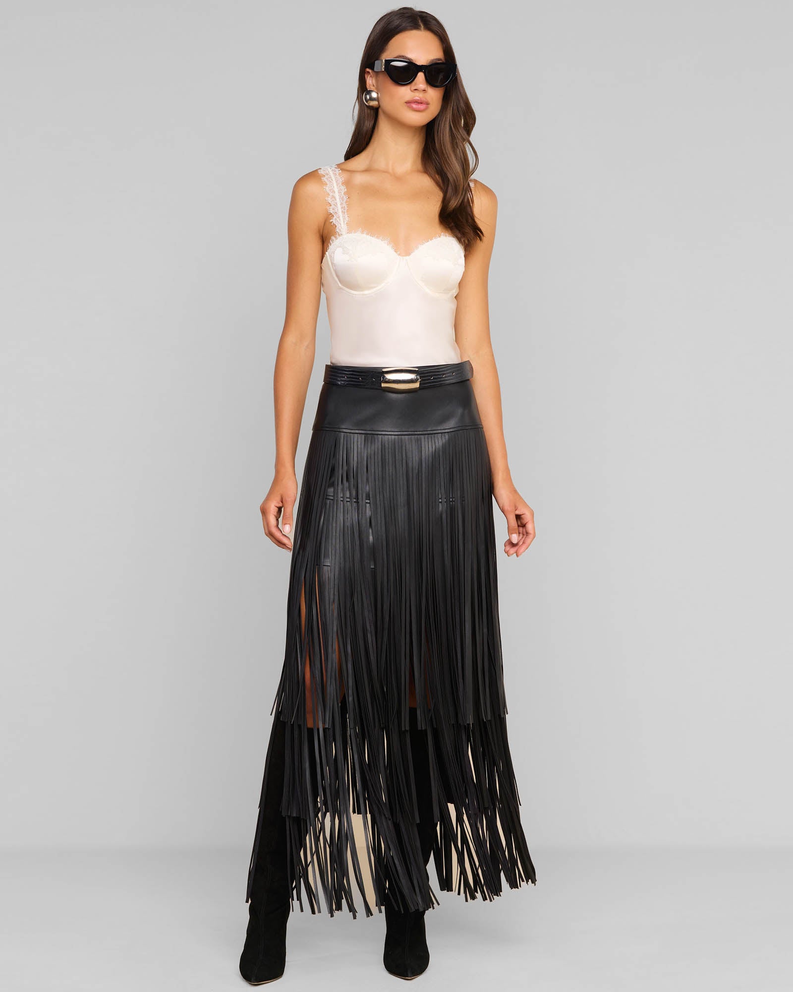 Karolina Fringe Skirt