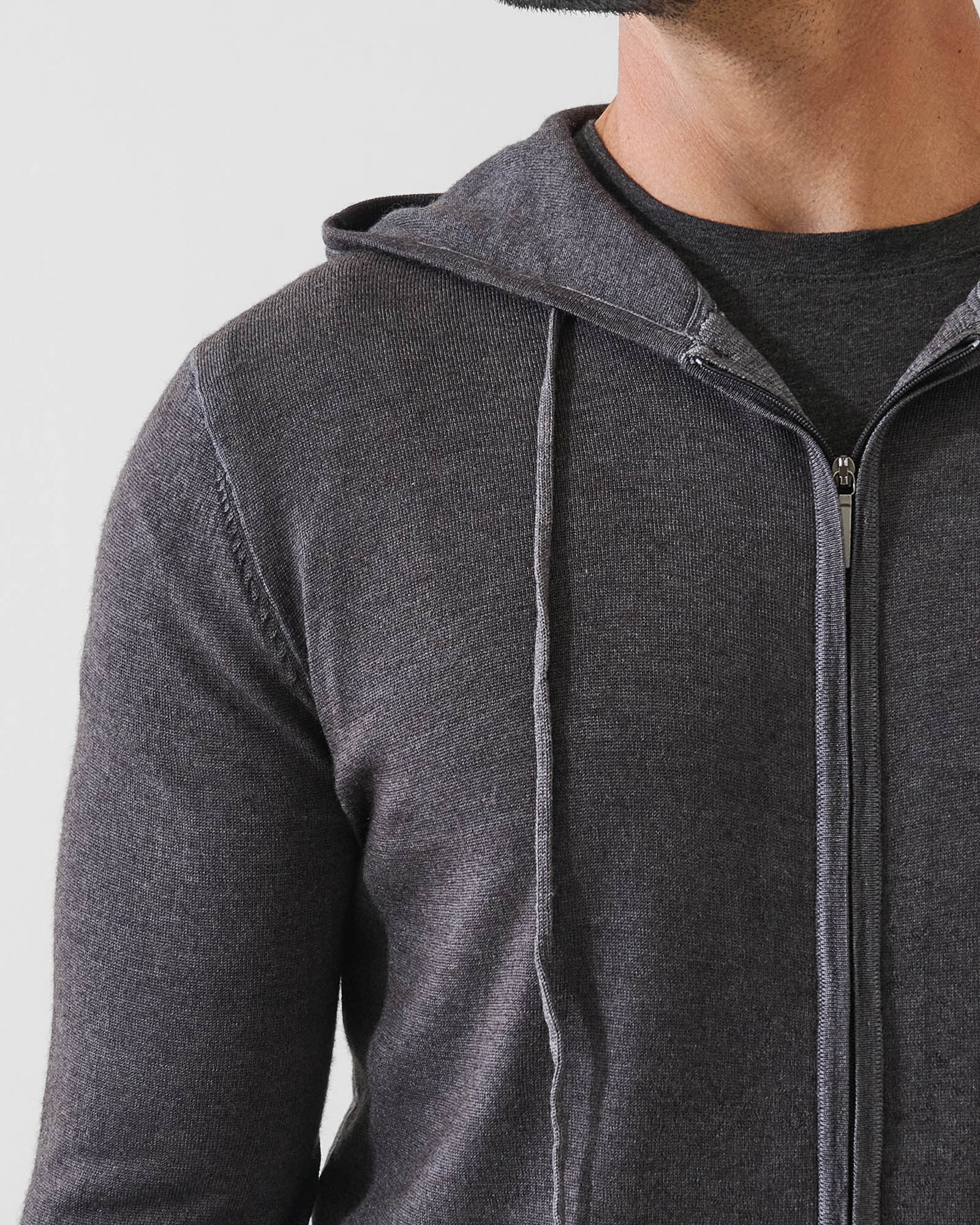 Vintage Wash Full Zip Hoodie