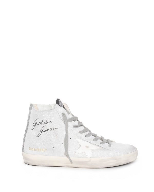 Francy Laminated Suede Sneakers