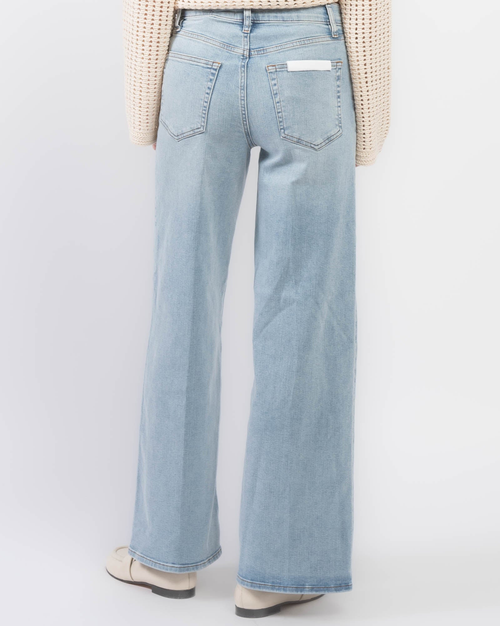 Sleek Palazzo Jeans