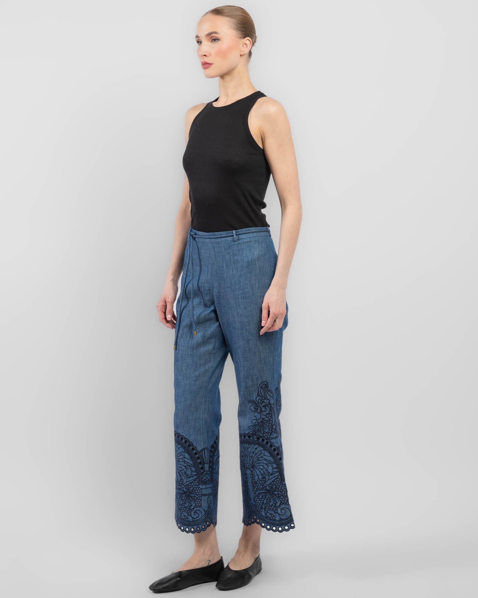 Coco Embroidered Pants