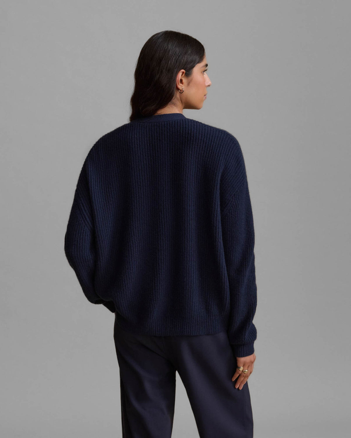 Cropped Cocoon Cardigan