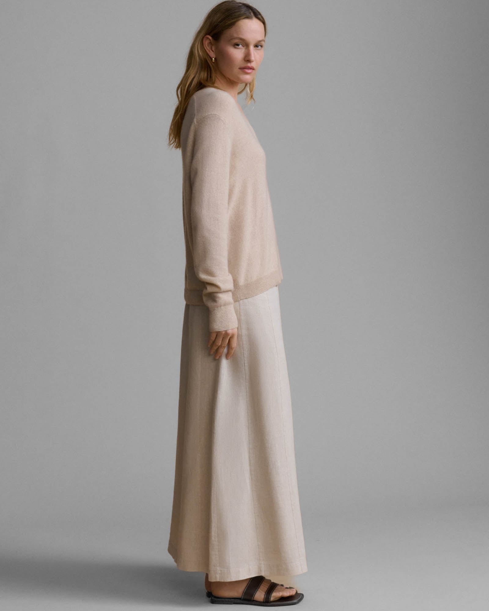 Flynn Cashmere V-Neck