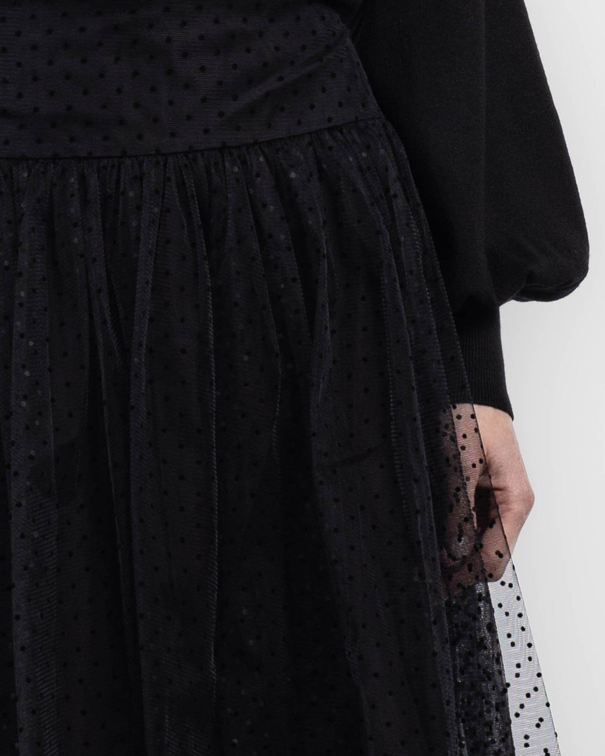 Jupe Midi Zimmermann Tulle à Pois Métallisés - Taille US 8-10 (taille 3), Multicolore
