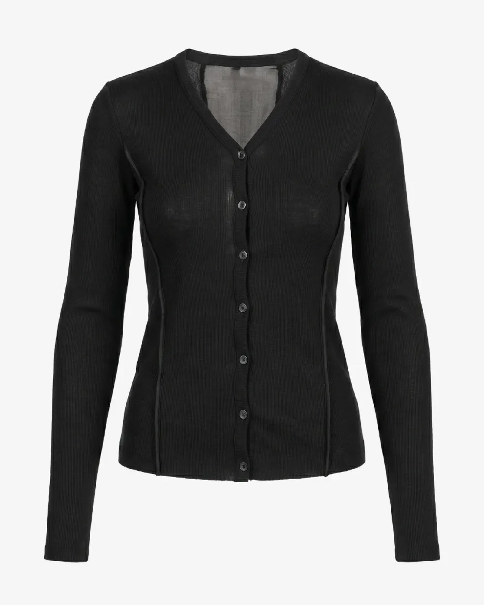 Chiffon Insert Cardigan