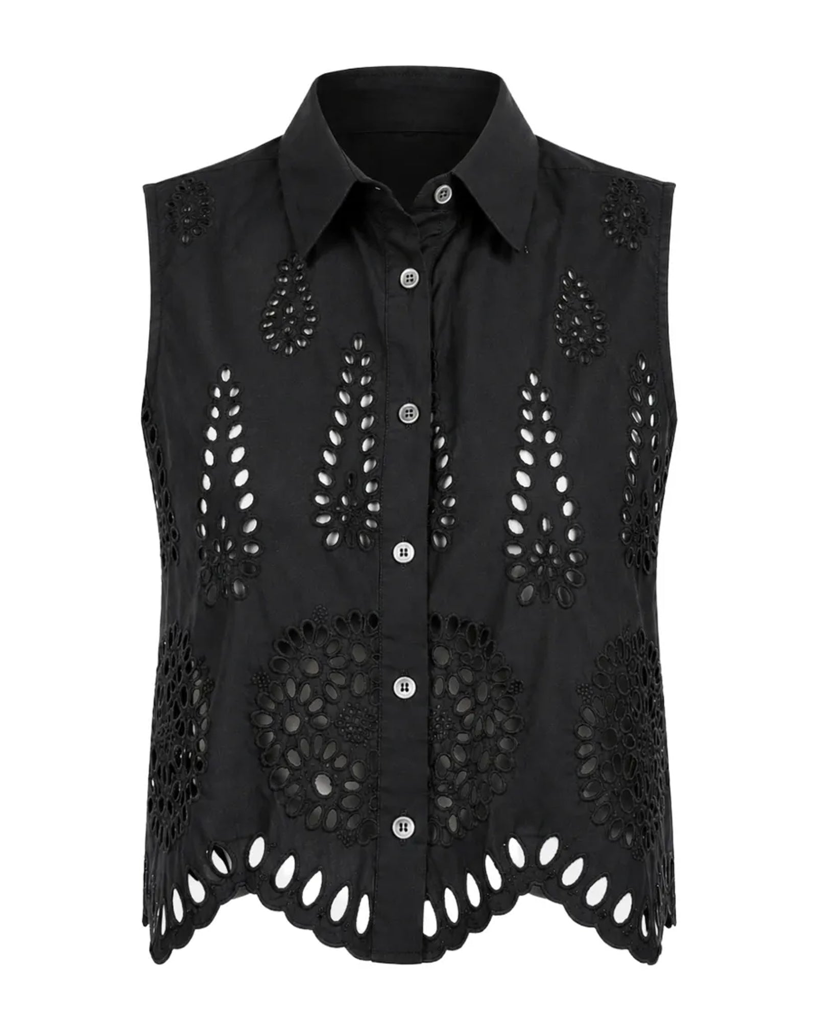 Katja Eyelet Top