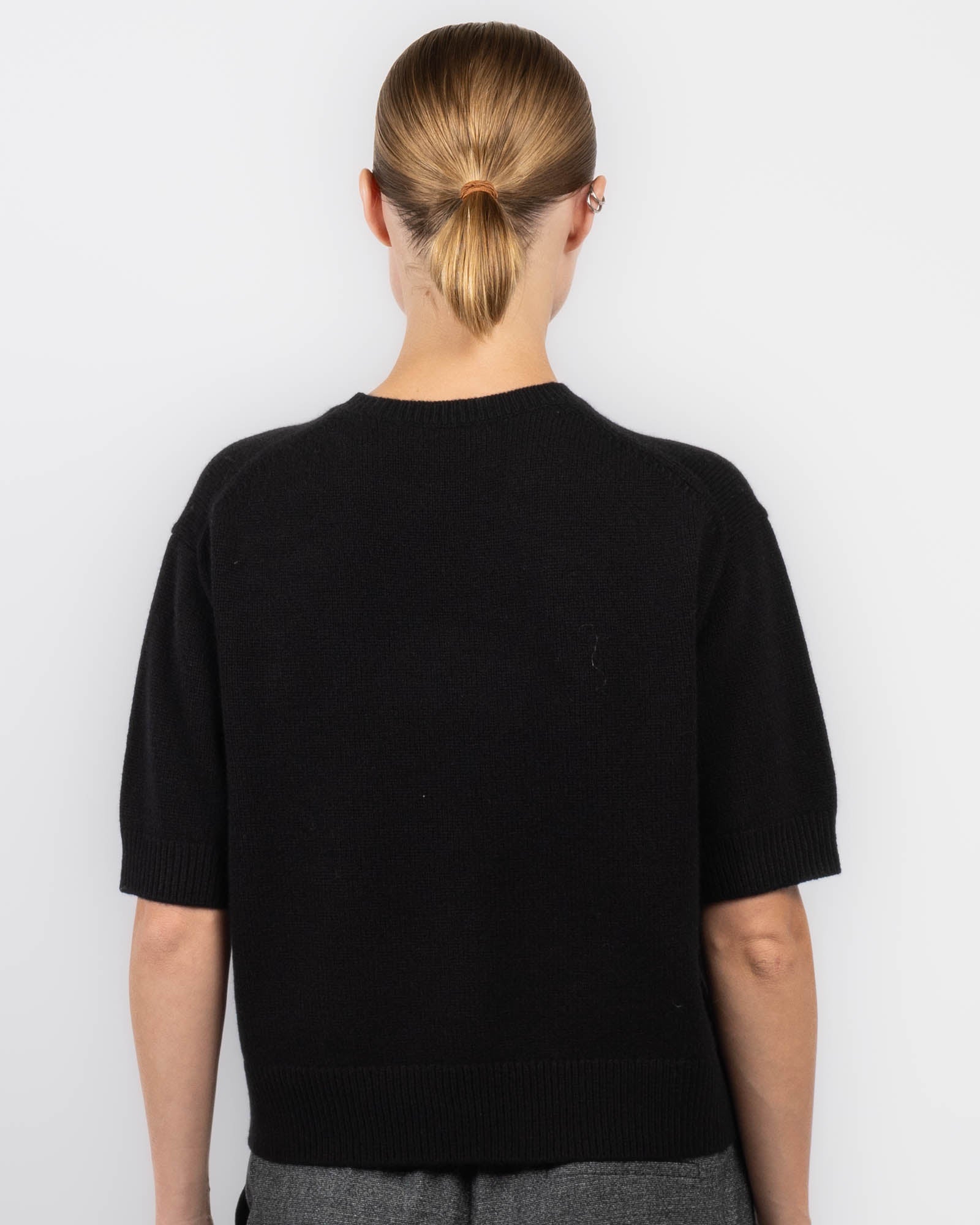 Crop Cashmere Tee
