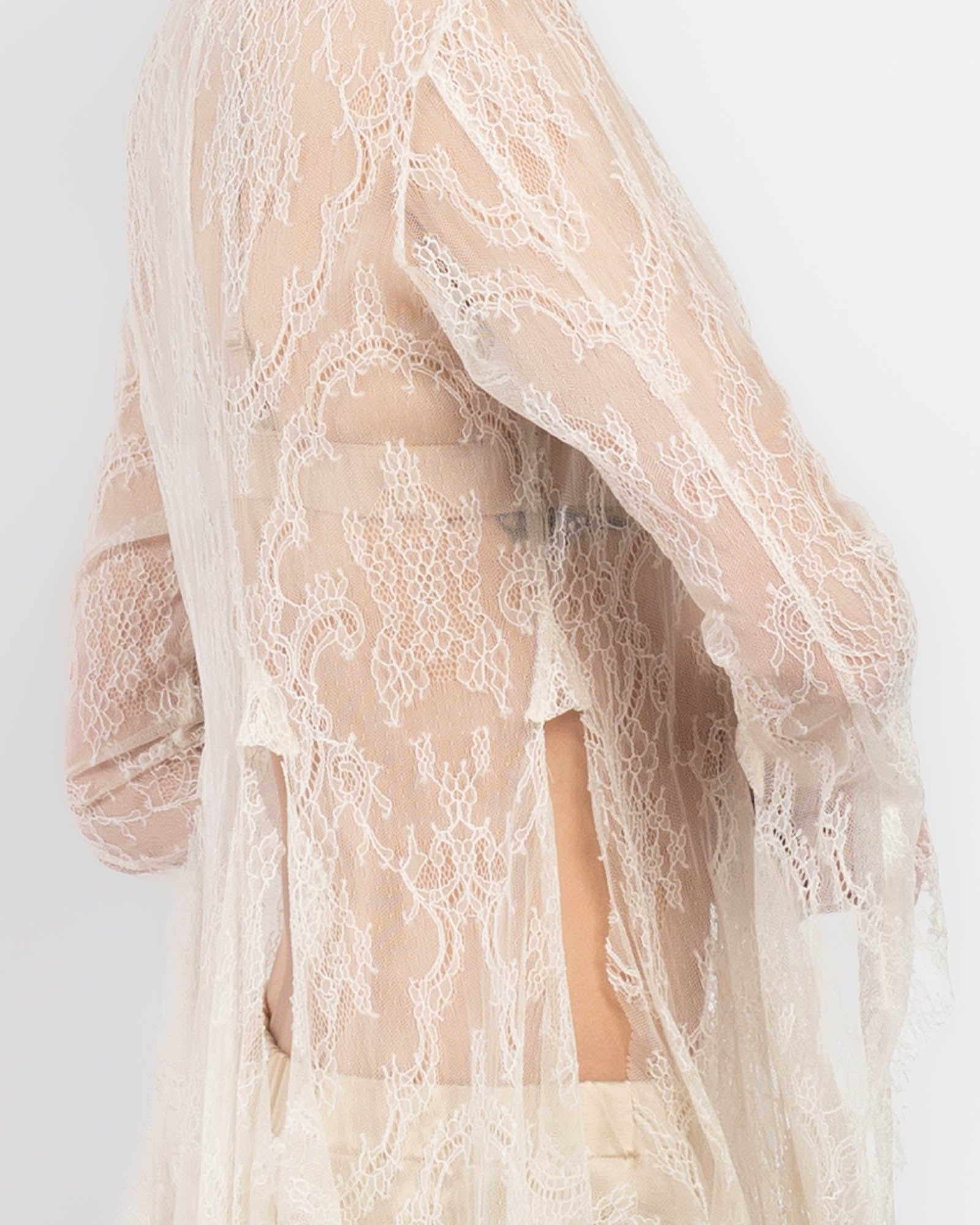 YOHJI YAMAMOTO Lace Blouse