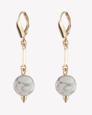 Bead Sphere Drop Earrings