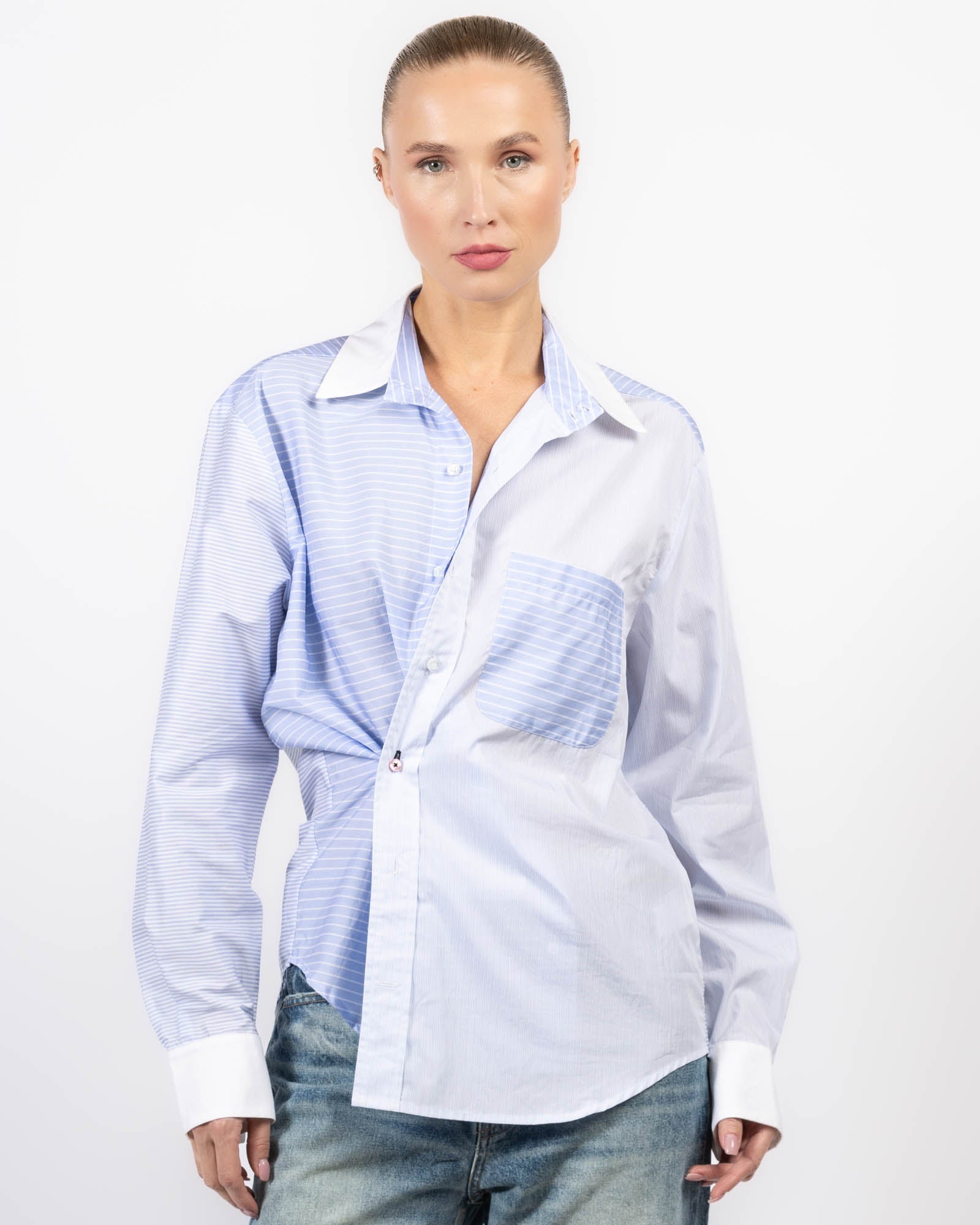 Chemise à rayures pour homme