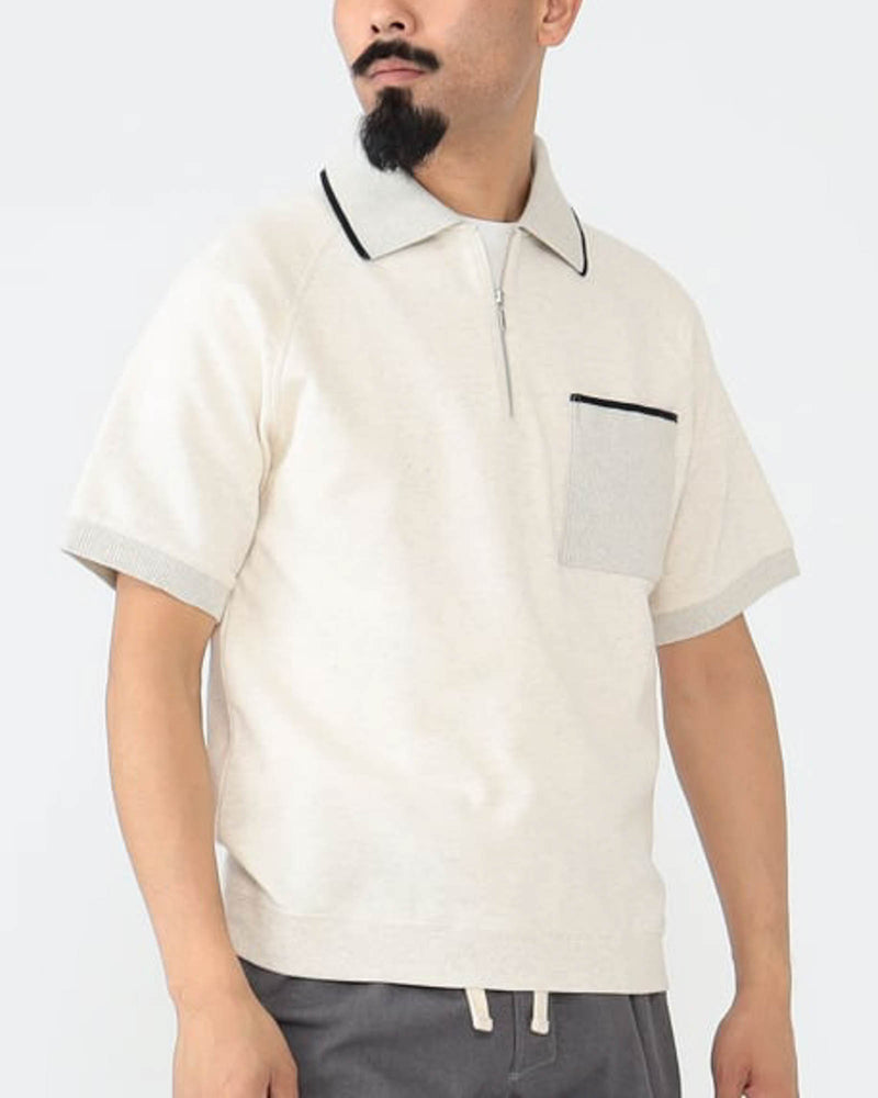 Half Zip Polo Shirt