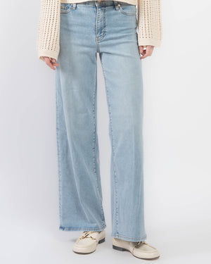 Sleek Palazzo Jeans