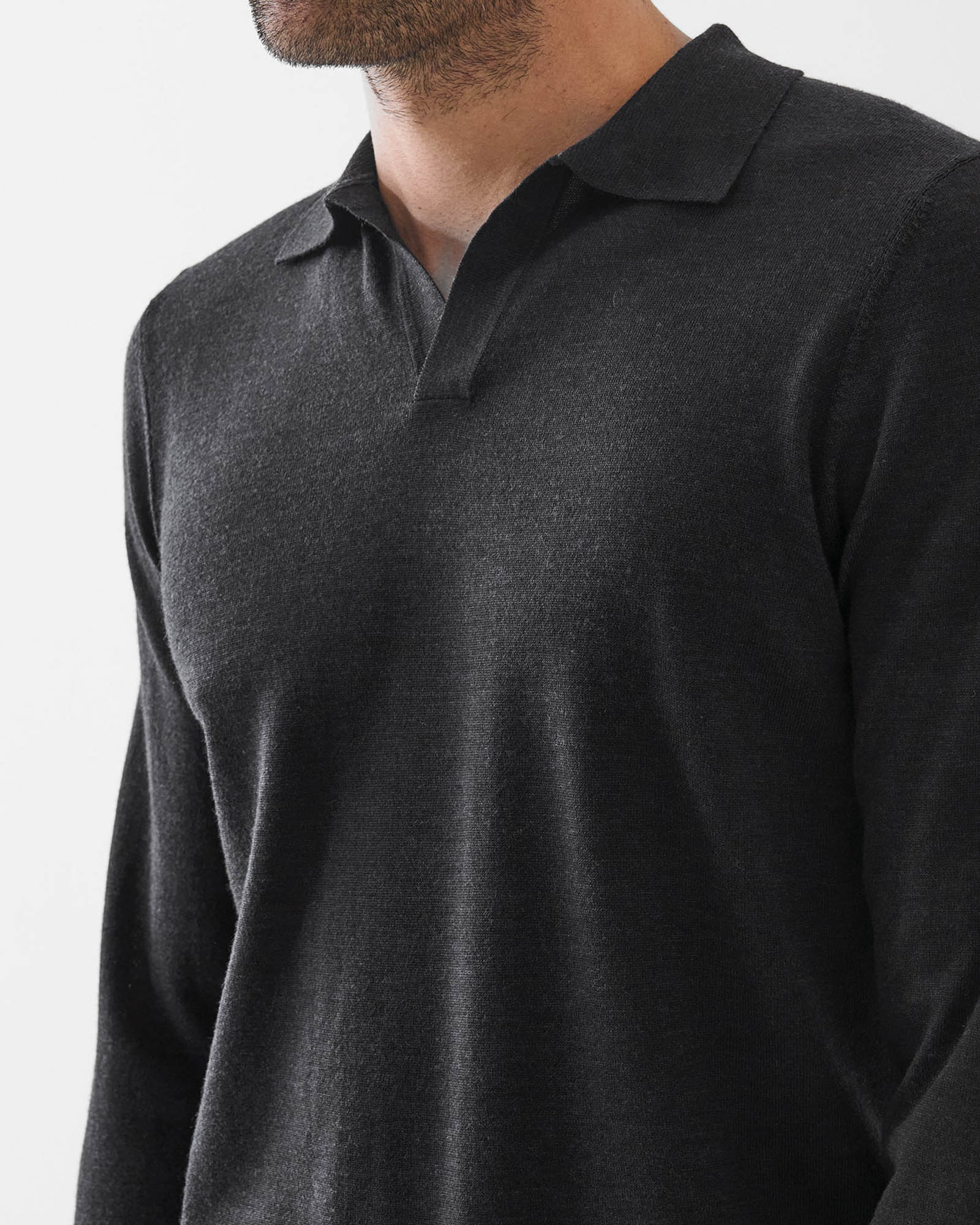 14 Gauge Merino Wool Polo