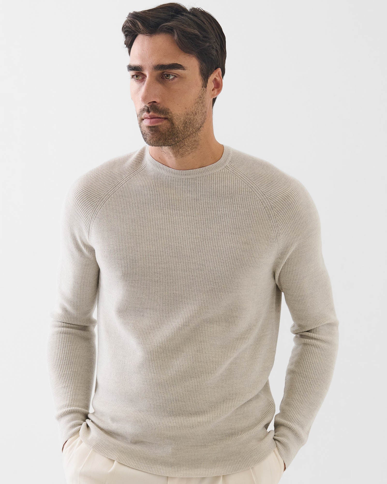 12 Gauge Merino Raglan Sleeve Crew