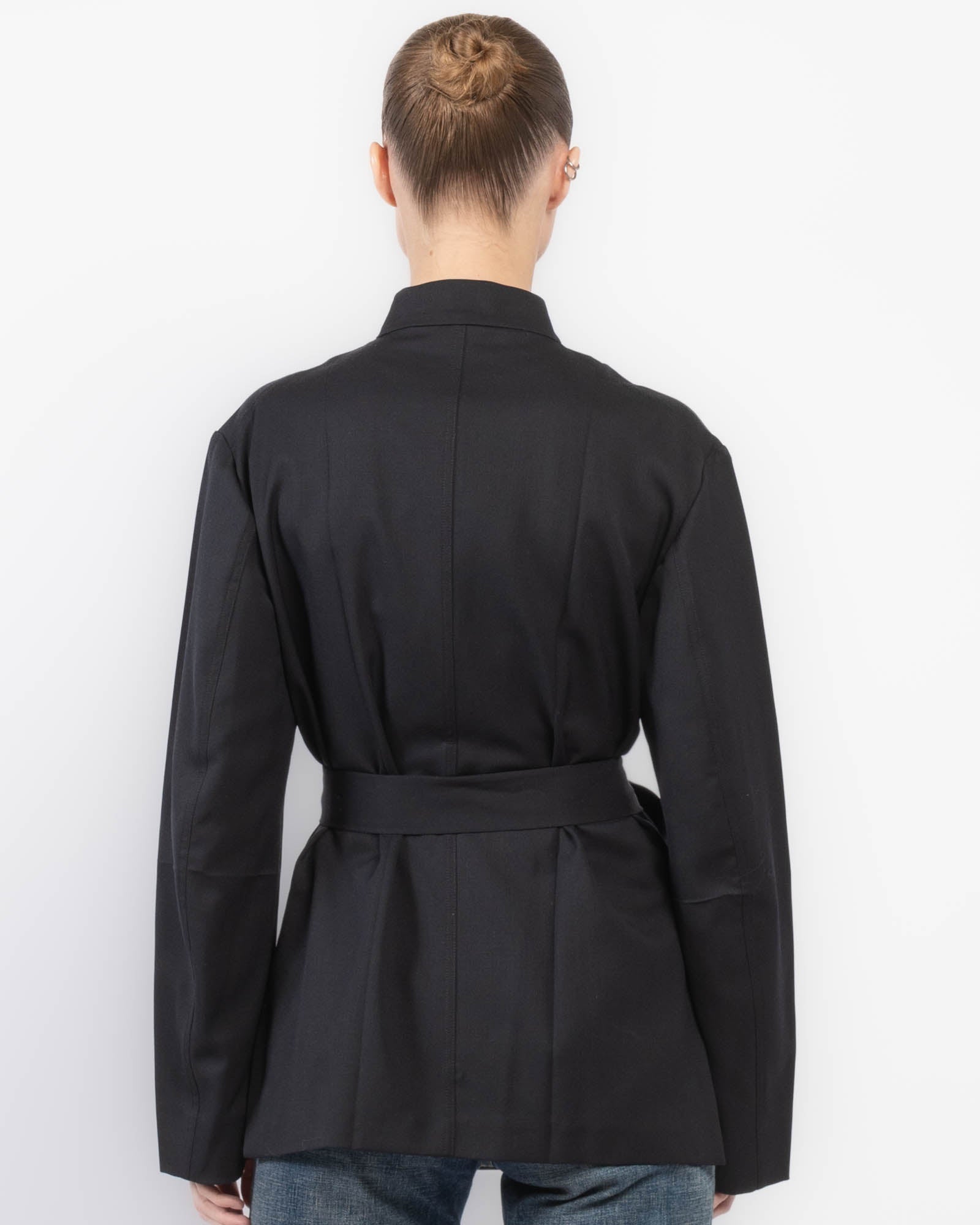 No Lapel Origami Jacket