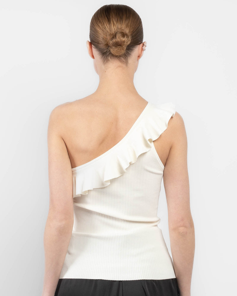Rhiannon Frill Asymmetric Top