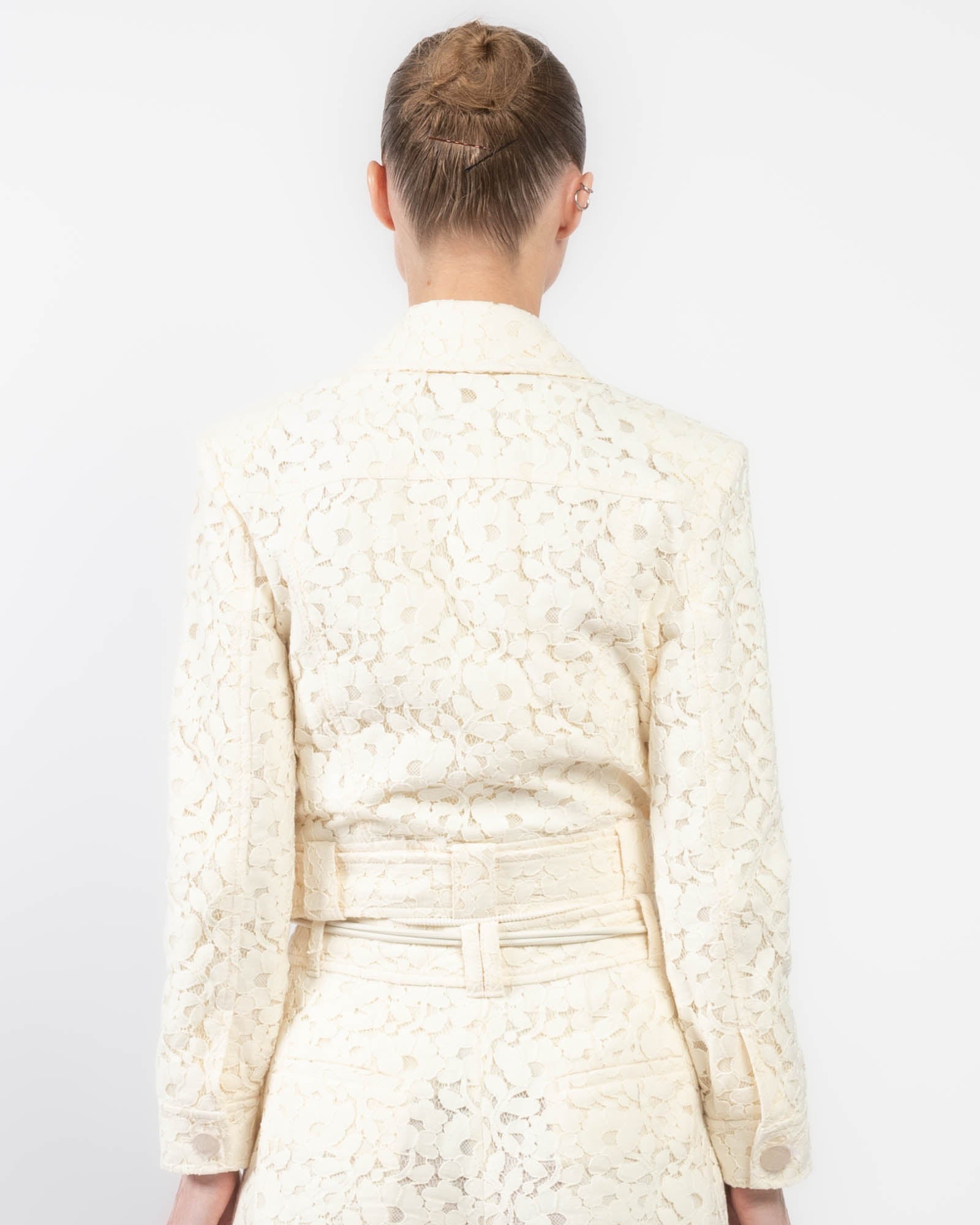 ボトムスその他 Zimmermann Illuminate Lace Blazer ZIMMERMANN Illuminate Lace Blazer | Neutrals | FARFETCH BN