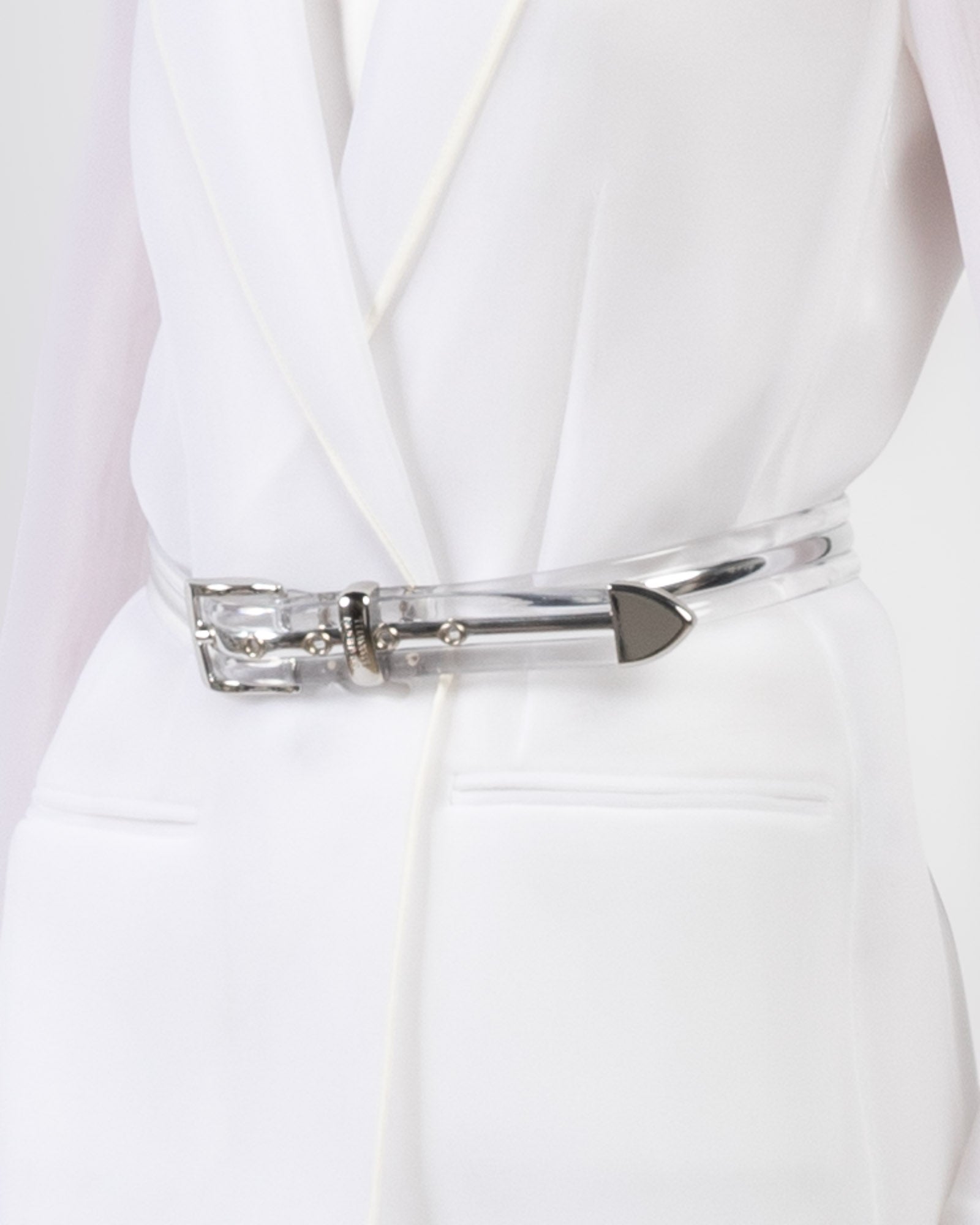 Ceinture en PVC transparent