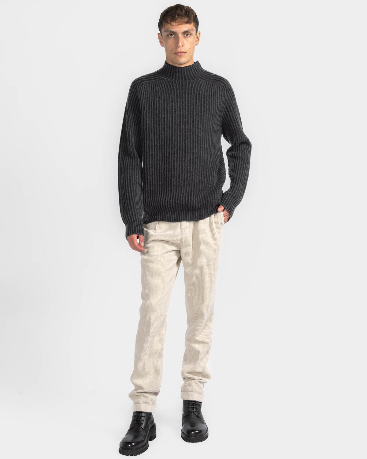 Foggy Mock Sweater