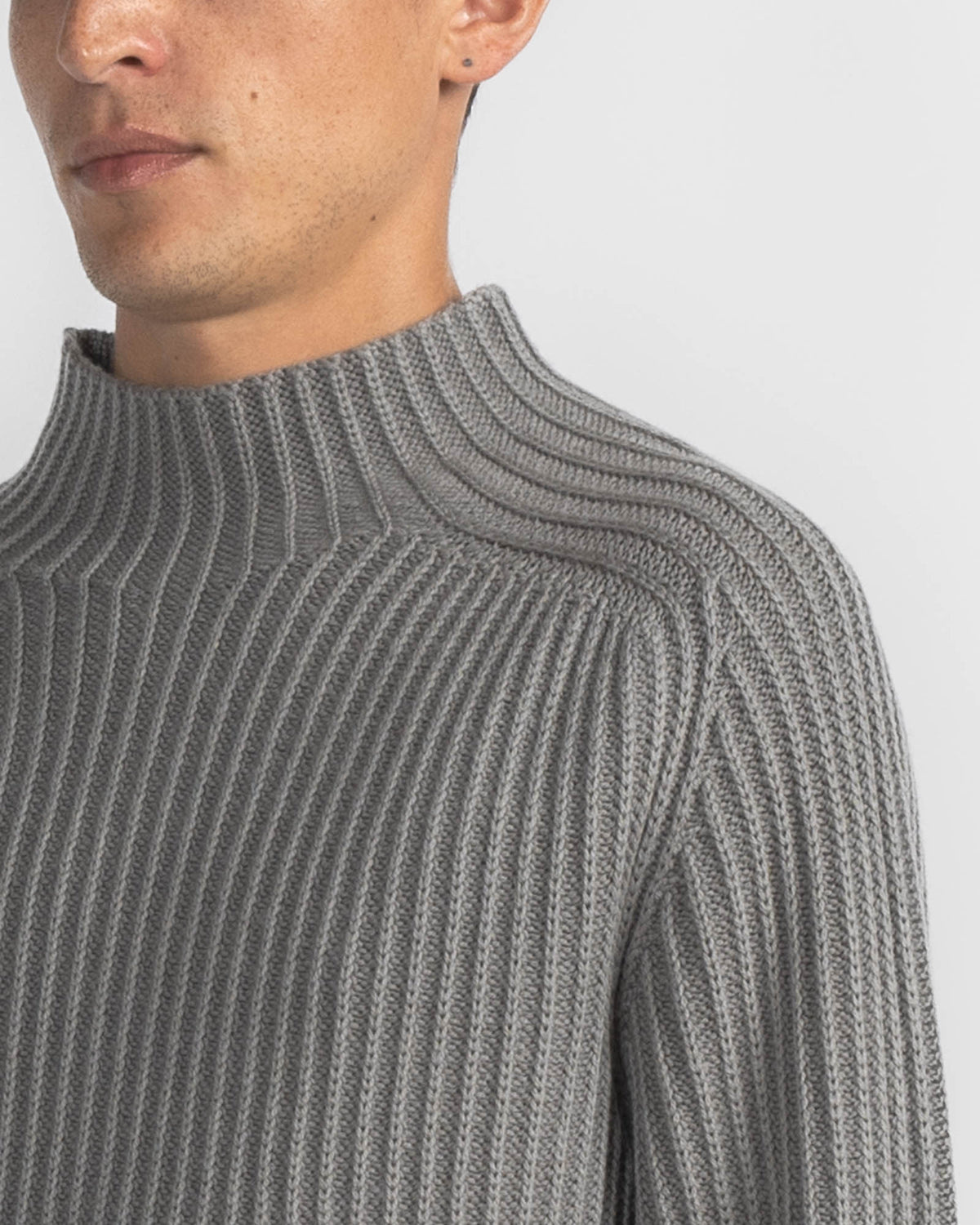Foggy Mock Sweater