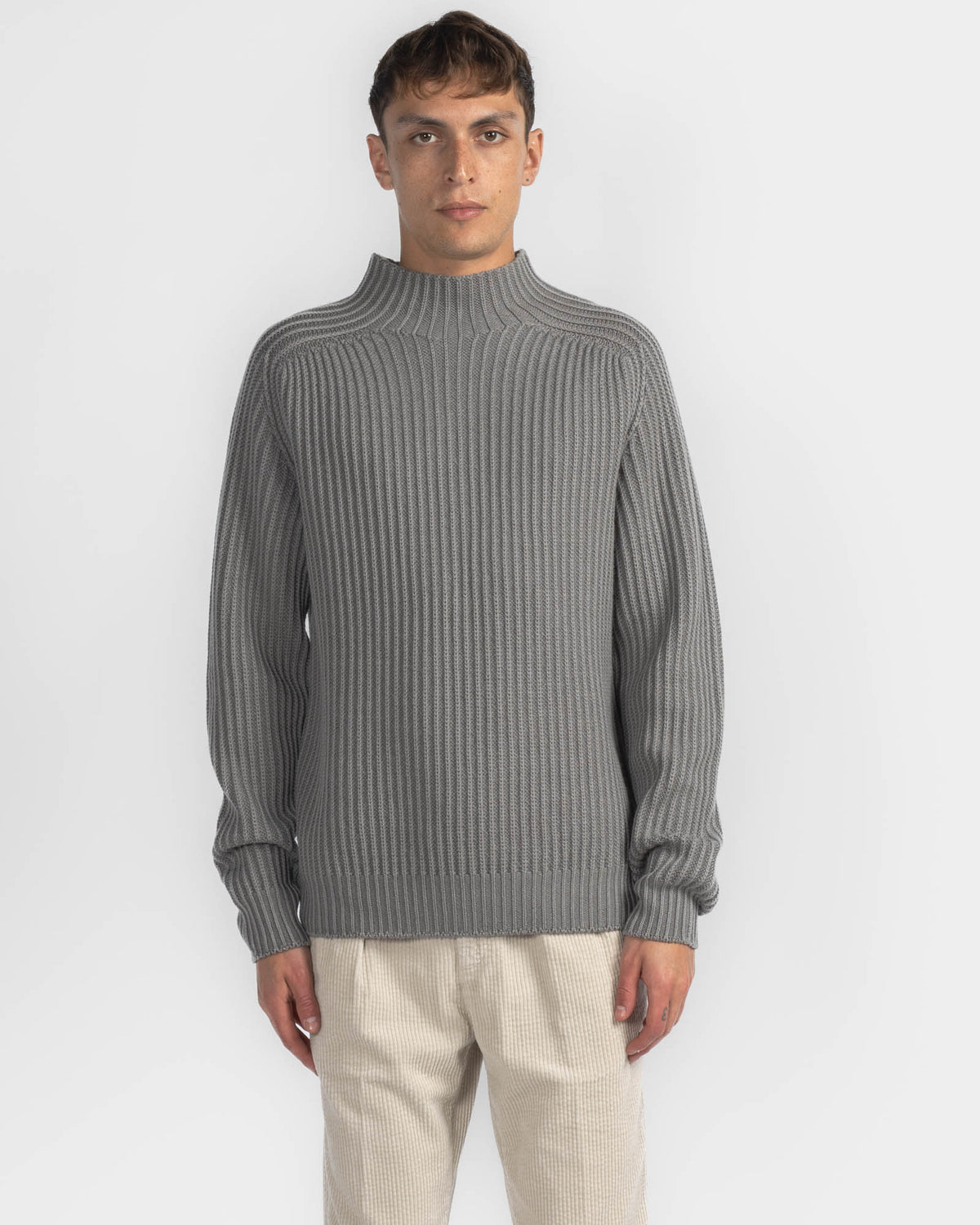 Foggy Mock Sweater