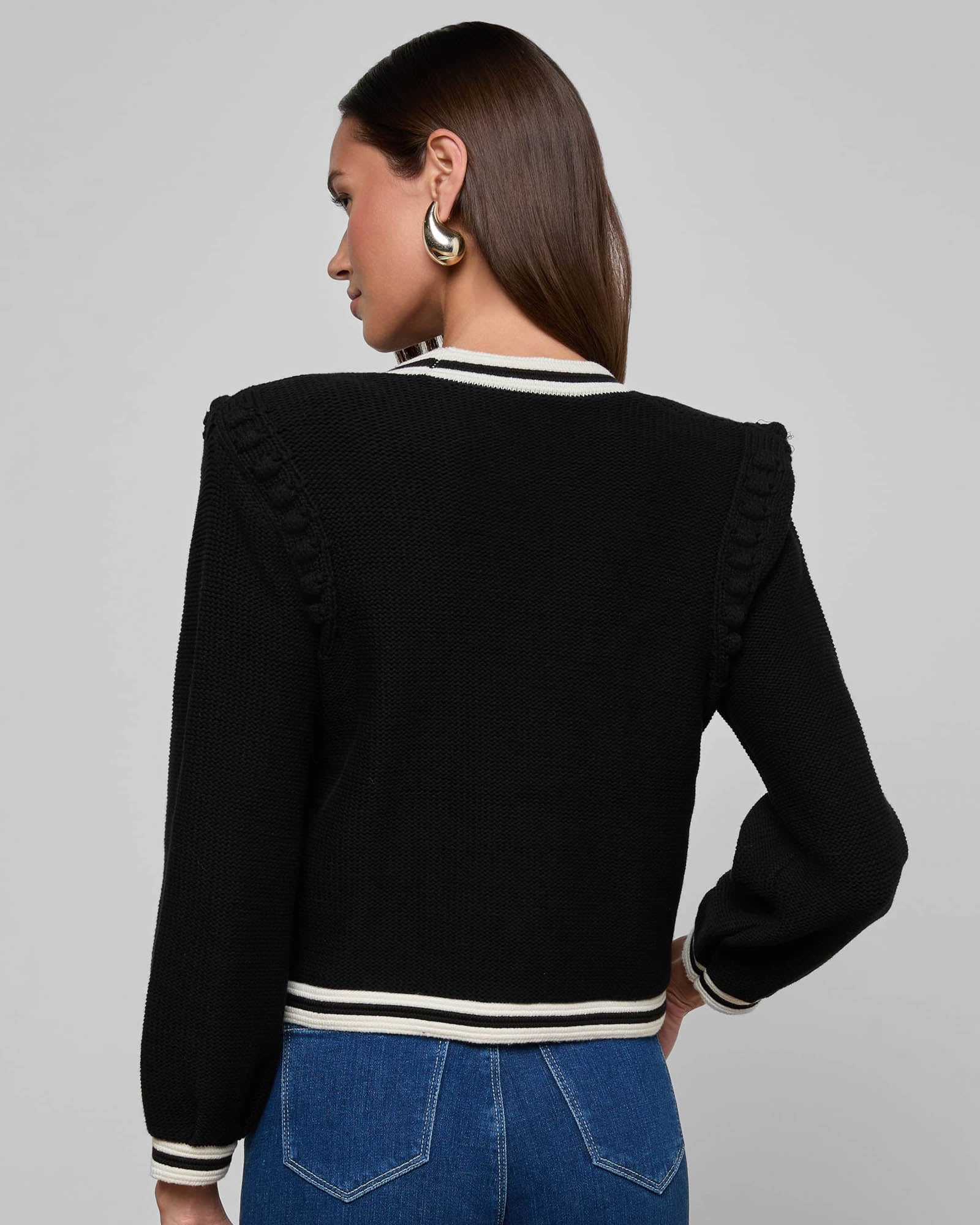 Cardigan à bordure Kaito