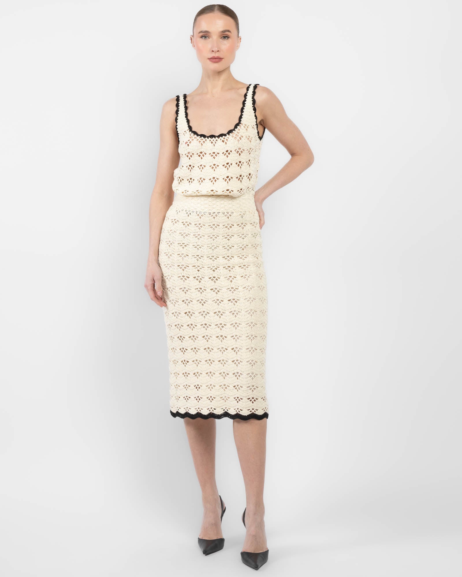 ZIMMERMANN Rhiannon Crochet Tank