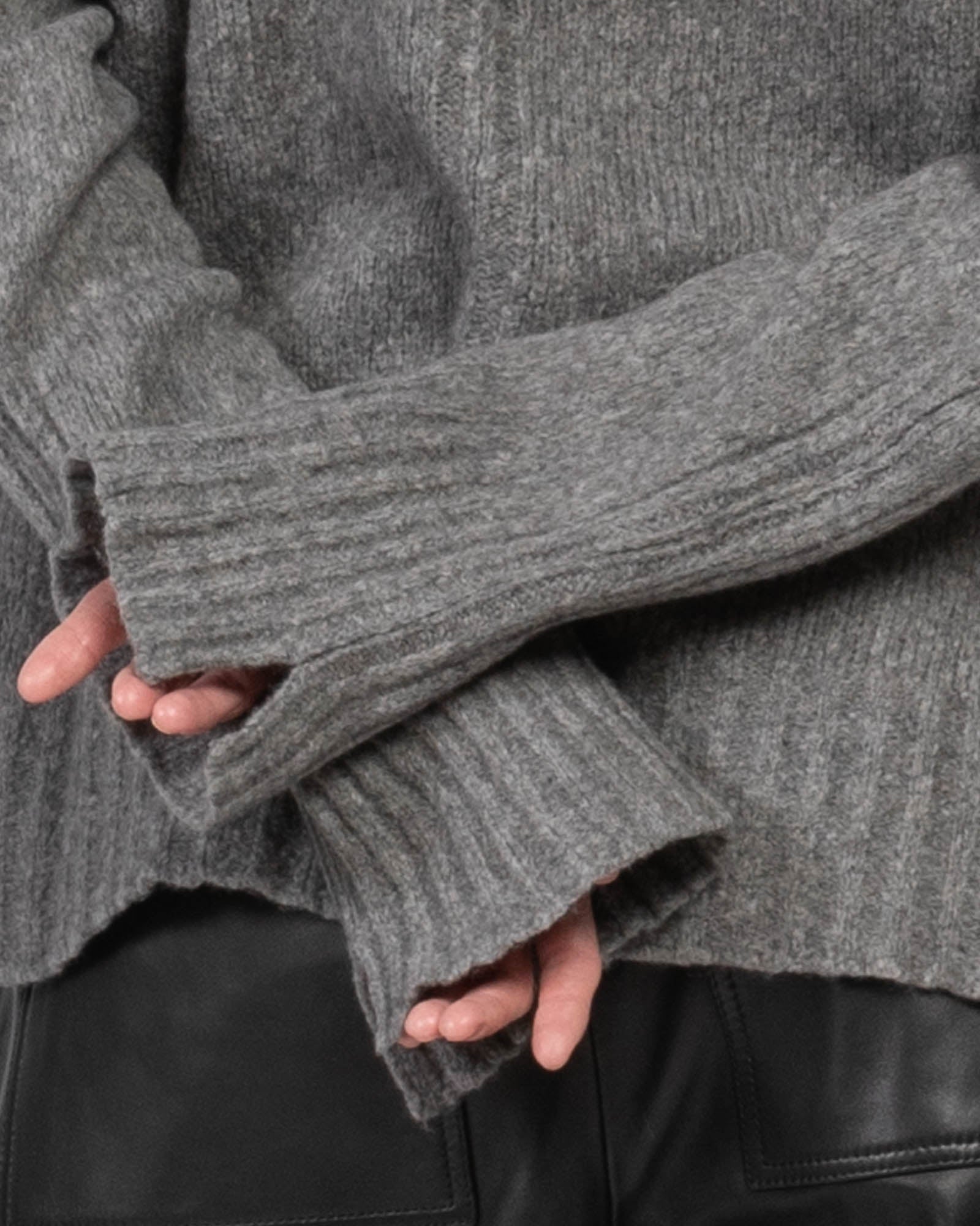 Pull à col cheminée