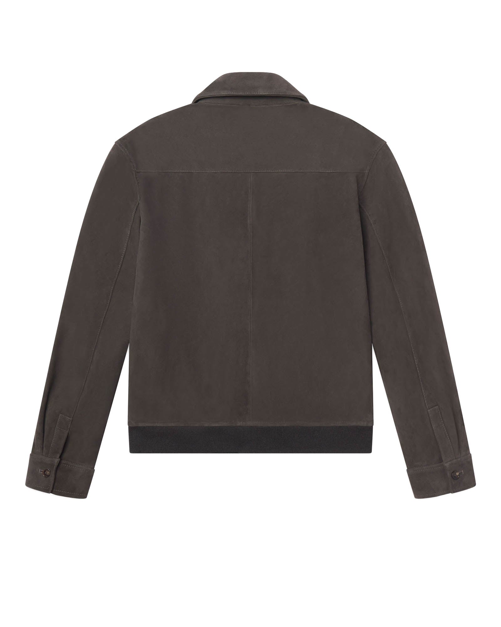 Blouson aviateur en daim