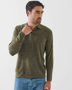 14 Gauge Merino Wool Polo