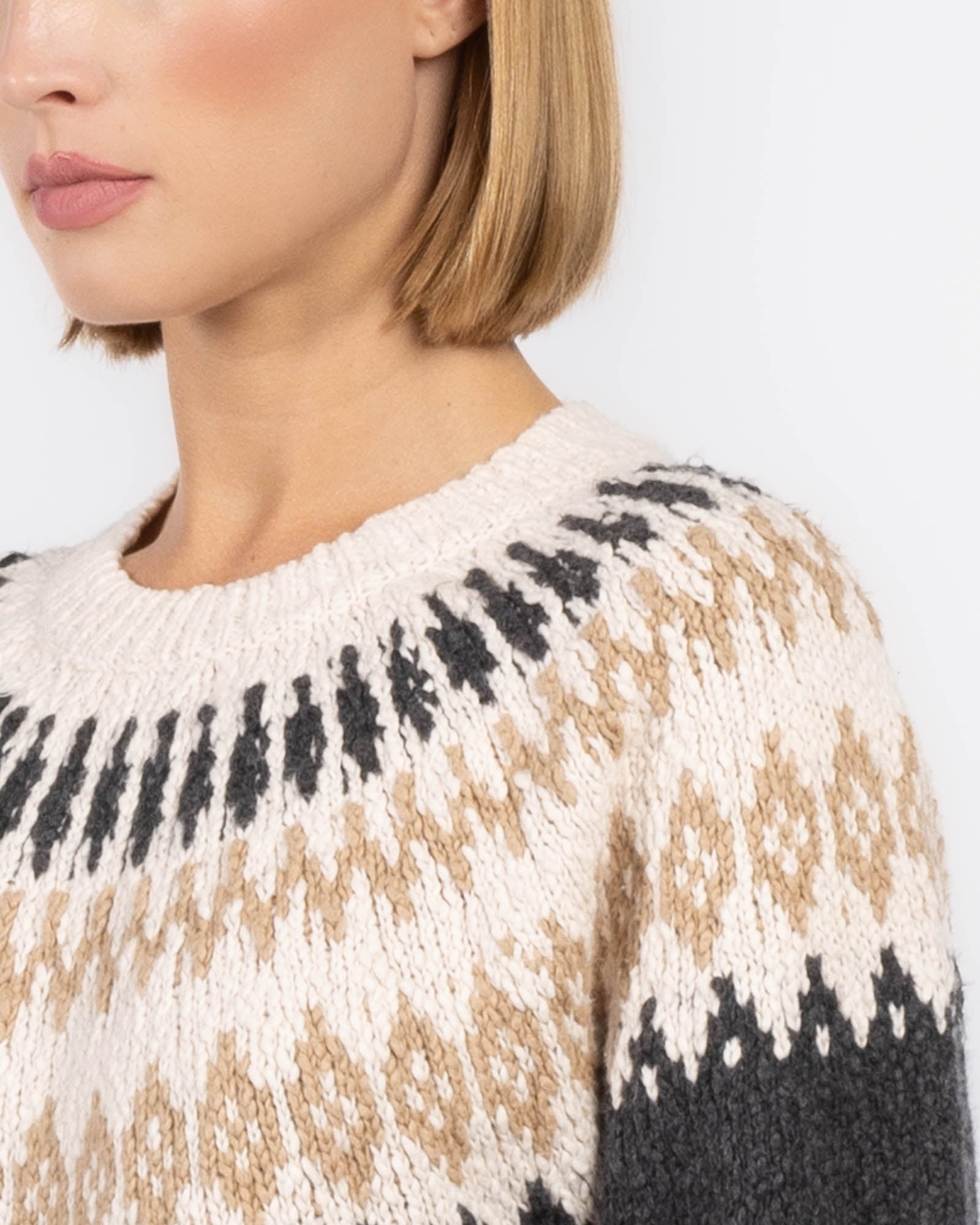 Pull épais Fair Isle