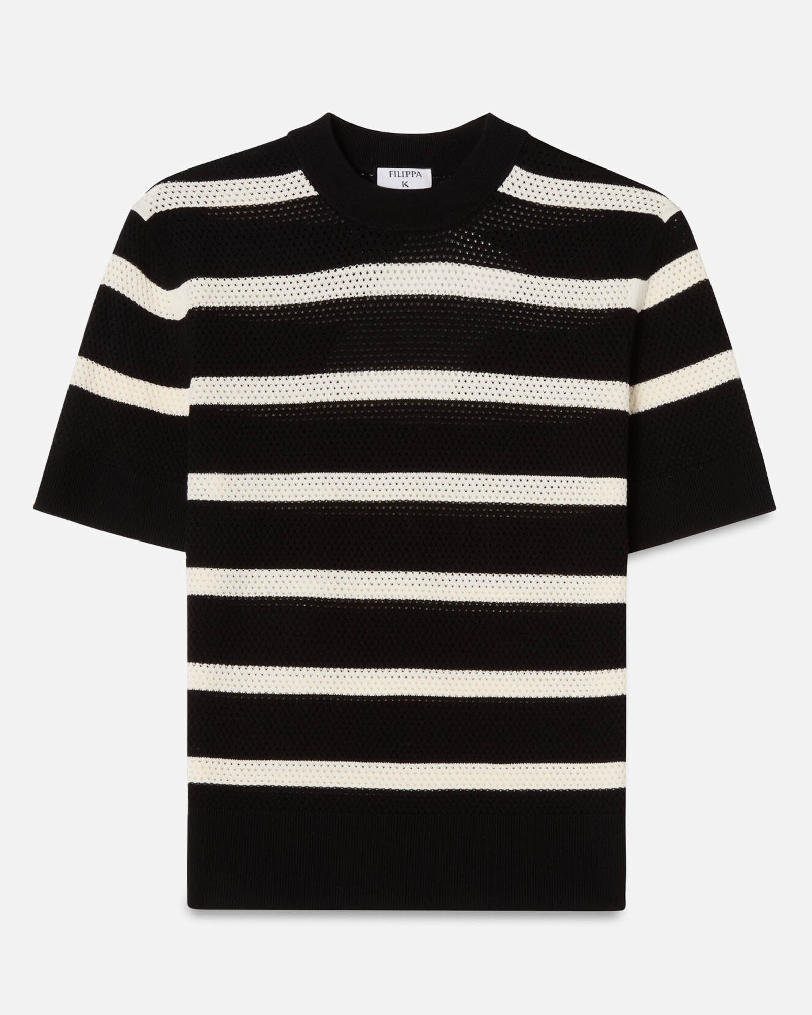 Stripe Mesh Tee