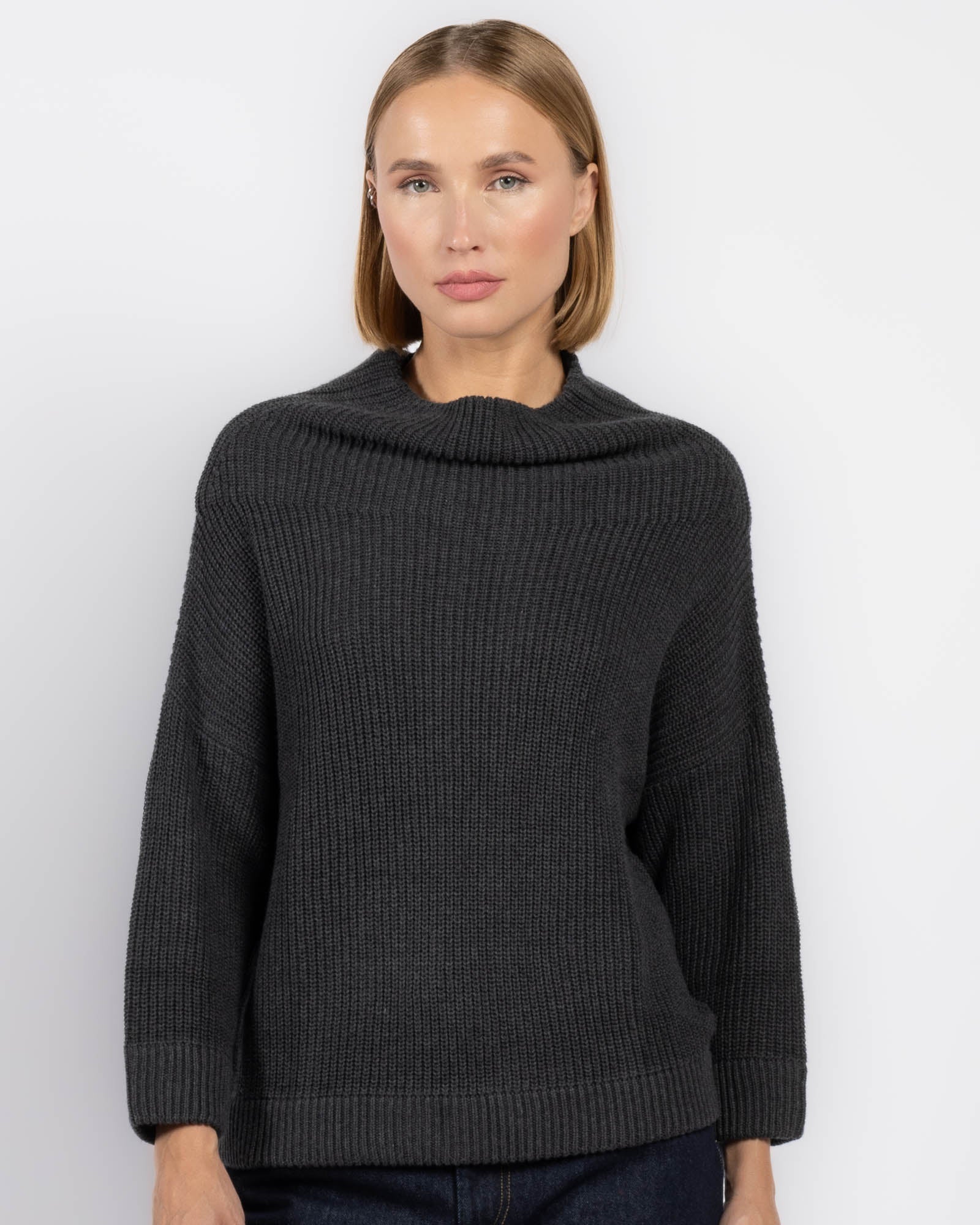 Pull à col cheminée