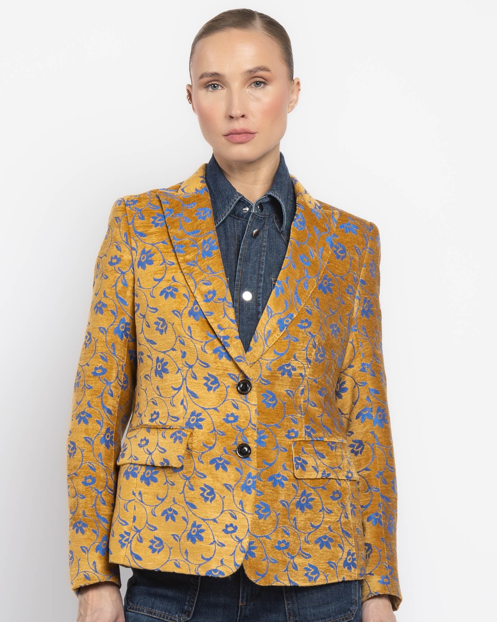 Floral Suit Jacket