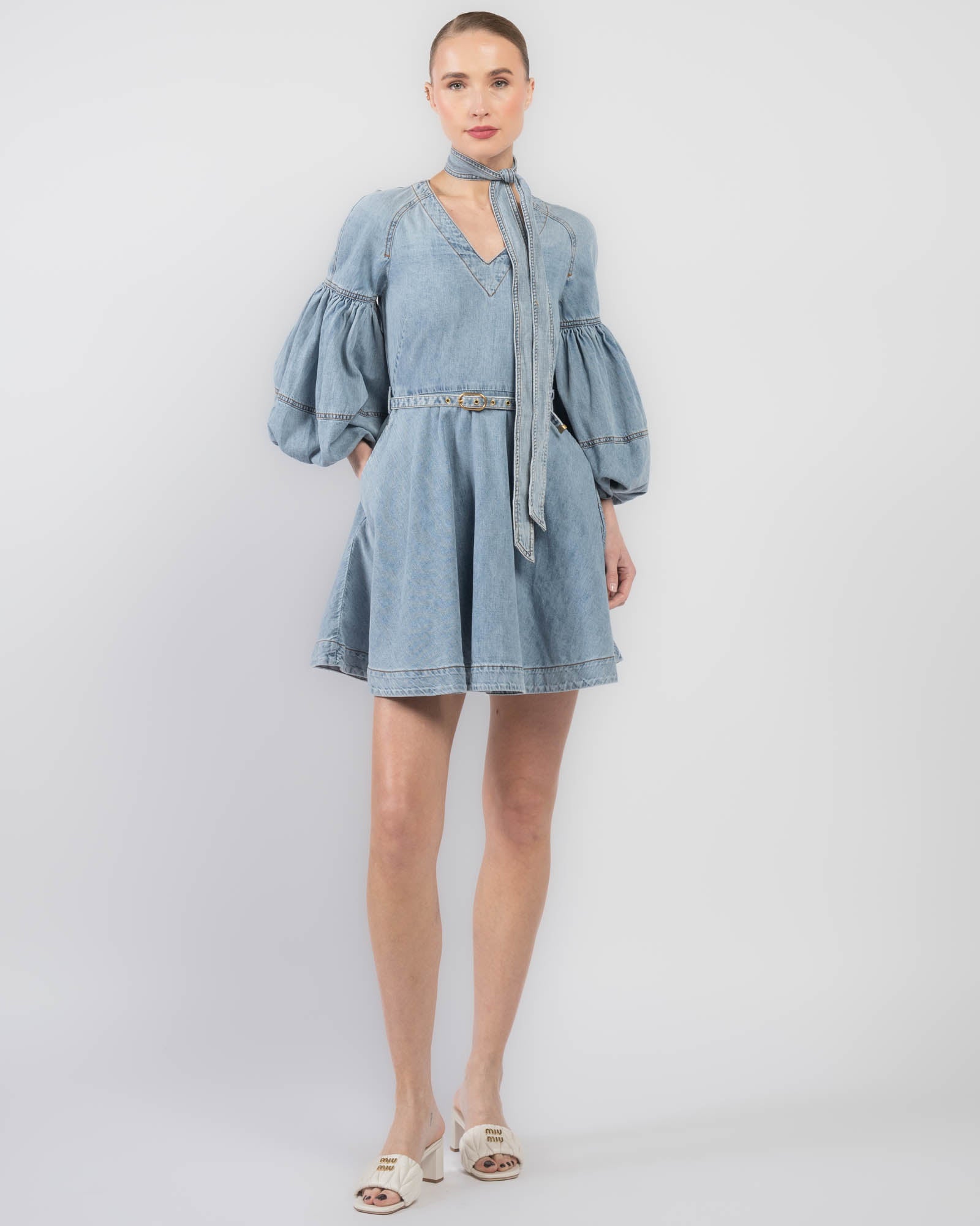 Illuminate Denim Dress