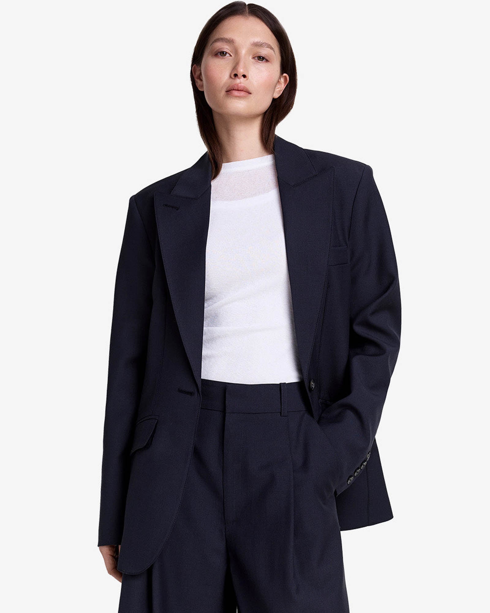 Blazer superposé surdimensionné