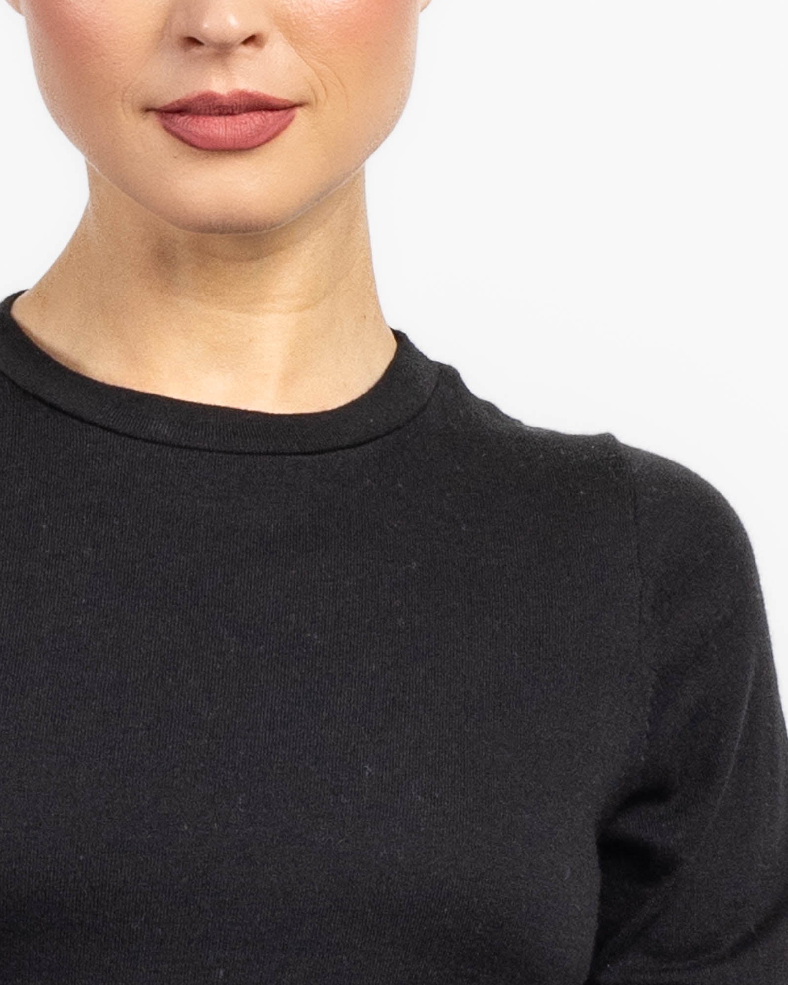 EXTREME CASHMERE Lisa Long Sleeve Crop Top