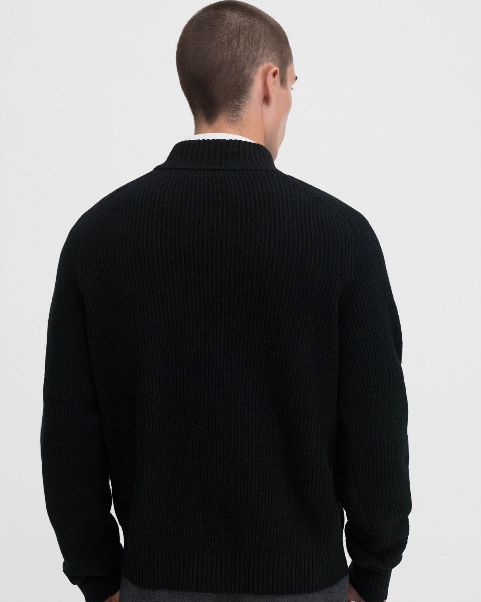Rib Mock Sweater